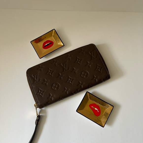 Louis Vuitton Chocolate Monogram Zipper Wallet - Picture 1 of 3